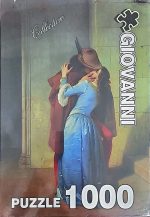 پازل 1000 تیکه خارجی مارک  جیوانی طرح   بوسه رابین هود  the kiss of hayez