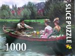 پازل 1000 تیکه خارجی مارک اسلایس طرح   روز بازار market day